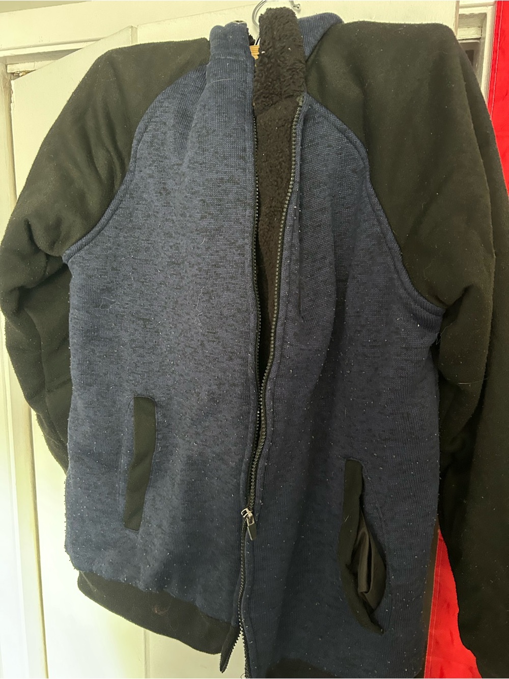 sherpa lined sweater